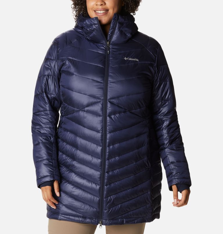 Women's Joy Peak Omni-Heat Infinity Mid Insulated Hooded Jacket - Plus Size, Color: Dark Nocturnal, image 1