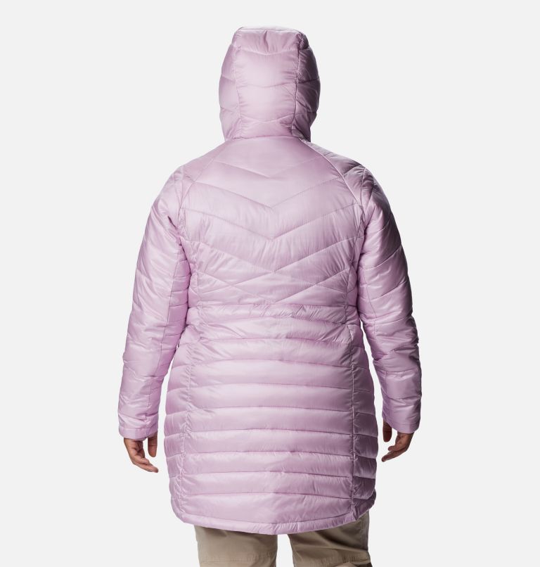 Thumbnail: Women's Joy Peak Omni-Heat Infinity Mid Insulated Hooded Jacket - Plus Size, Color: Aura, image 2