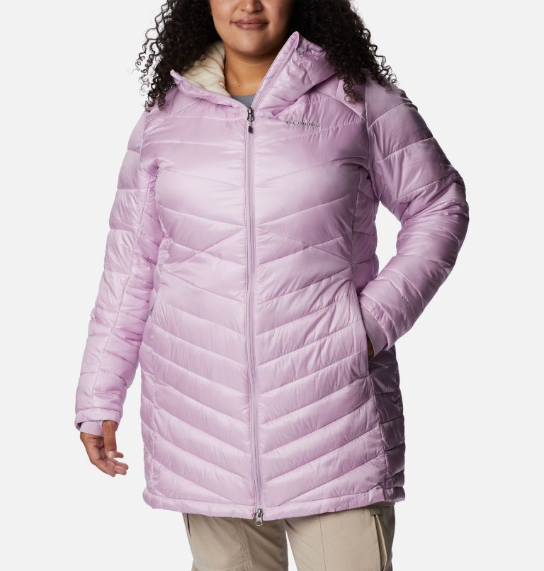 Women's Joy Peak Omni-Heat Infinity Mid Insulated Hooded Jacket - Plus Size, Color: Aura, image 1