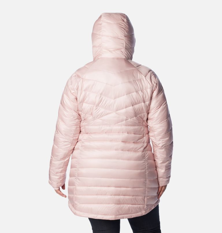 Thumbnail: Women's Joy Peak Mid Insulated Hooded Jacket - Plus Size, Color: Dusty Pink, image 2