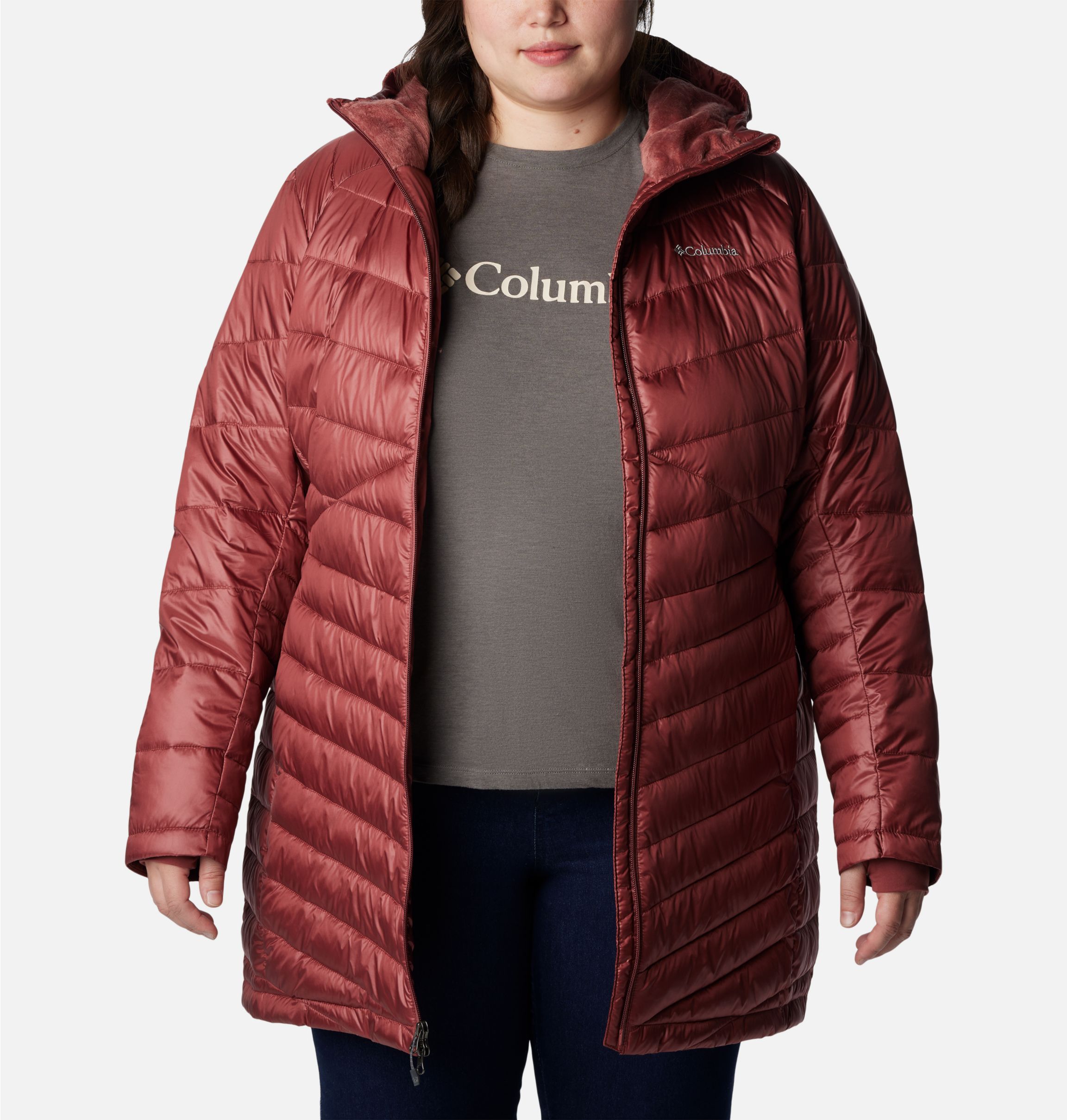 Women's Joy Peak™ Mid Insulated Hooded Jacket - Plus Size