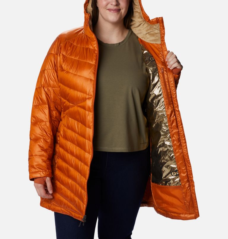 Women's Joy Peak Omni-Heat Infinity Mid Insulated Hooded Jacket - Plus Size, Color: Warm Copper, image 5