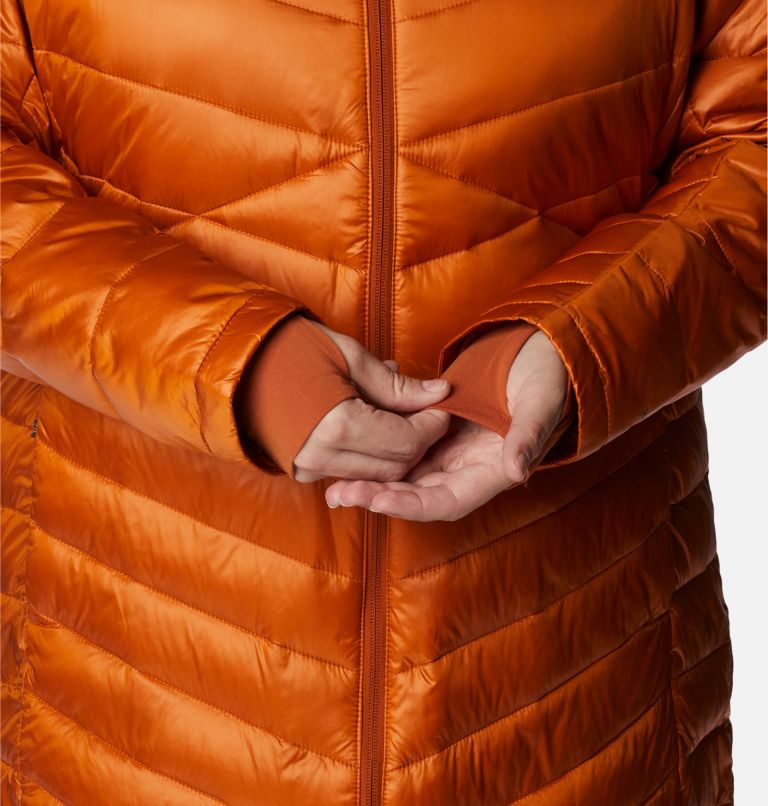 Thumbnail: Women's Joy Peak Omni-Heat Infinity Mid Insulated Hooded Jacket - Plus Size, Color: Warm Copper, image 7