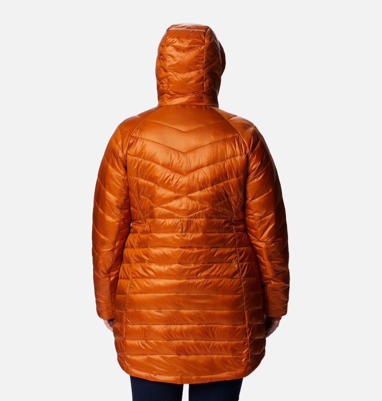 Thumbnail: Women's Joy Peak Omni-Heat Infinity Mid Insulated Hooded Jacket - Plus Size, Color: Warm Copper, image 2