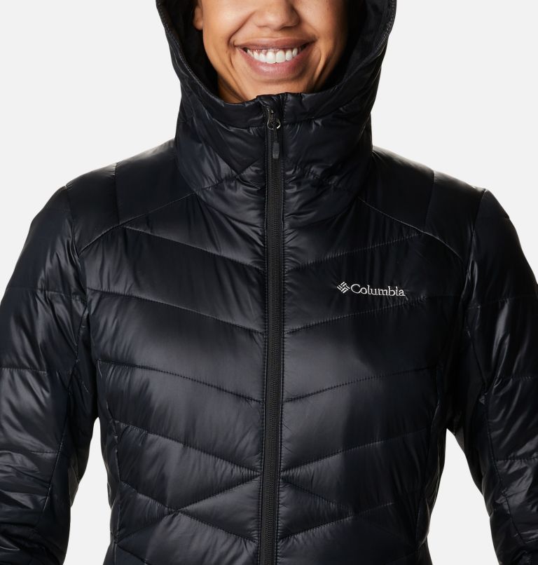 Women's Joy Peak Omni-Heat Infinity Insulated Hooded Jacket, Color: Black, image 4