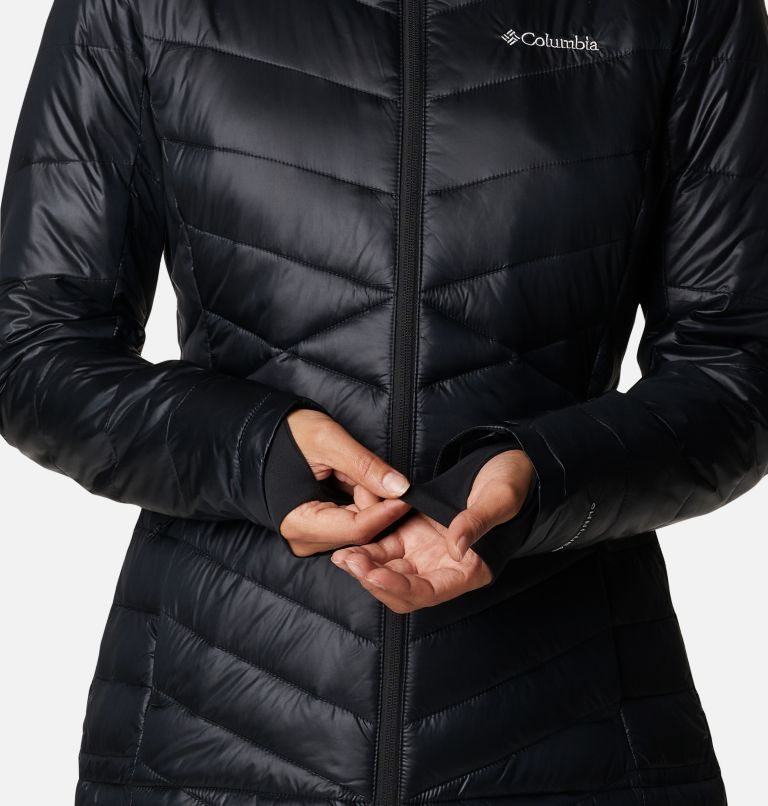 Women's Joy Peak Omni-Heat Infinity Insulated Hooded Jacket, Color: Black, image 7
