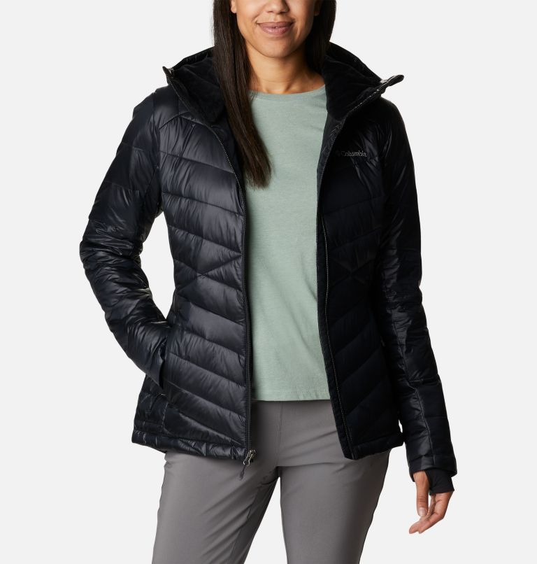 Women's Joy Peak Omni-Heat Infinity Insulated Hooded Jacket, Color: Black, image 8