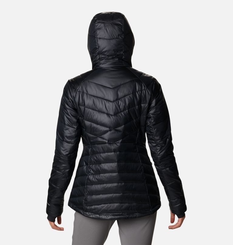 Women's Joy Peak Omni-Heat Infinity Insulated Hooded Jacket, Color: Black, image 2