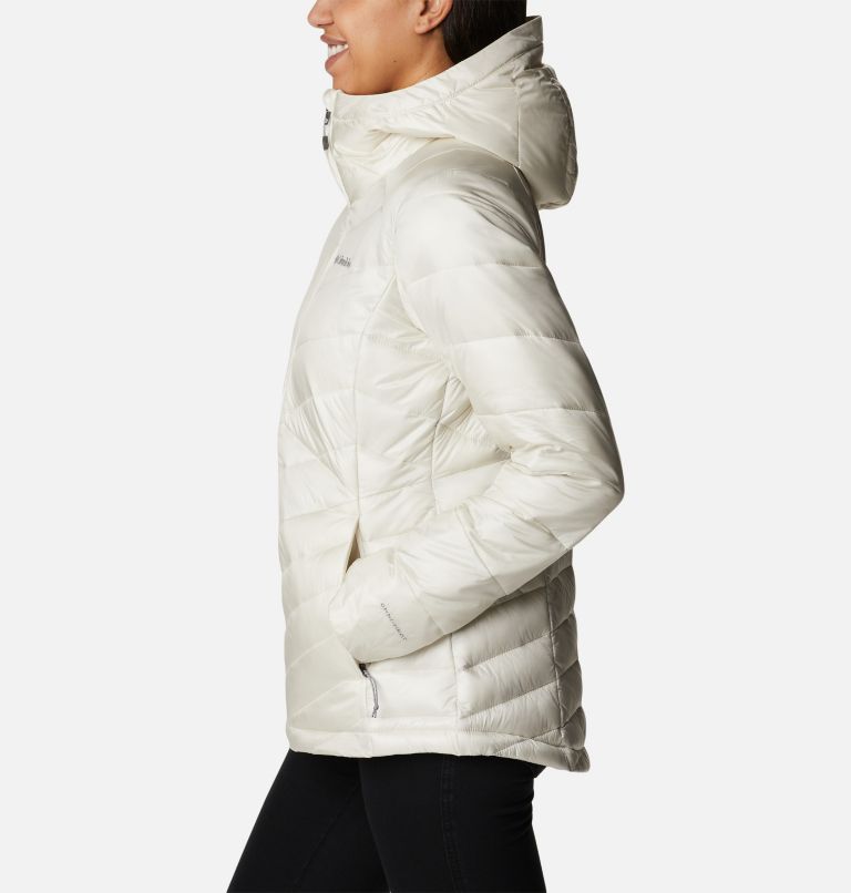 Thumbnail: Women's Joy Peak Omni-Heat Infinity Insulated Hooded Jacket, Color: Chalk, image 3
