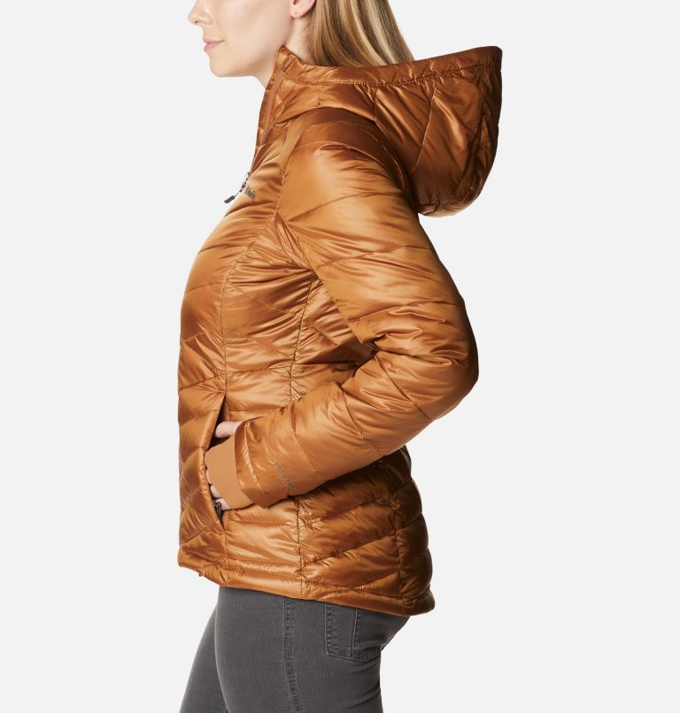 Manteau à capuchon Joy Peak pour femme, Color: Camel Brown, image 3
