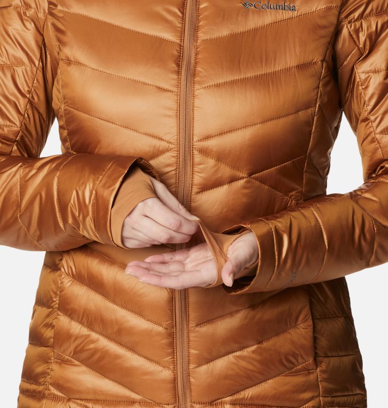 Manteau à capuchon Joy Peak pour femme, Color: Camel Brown, image 7