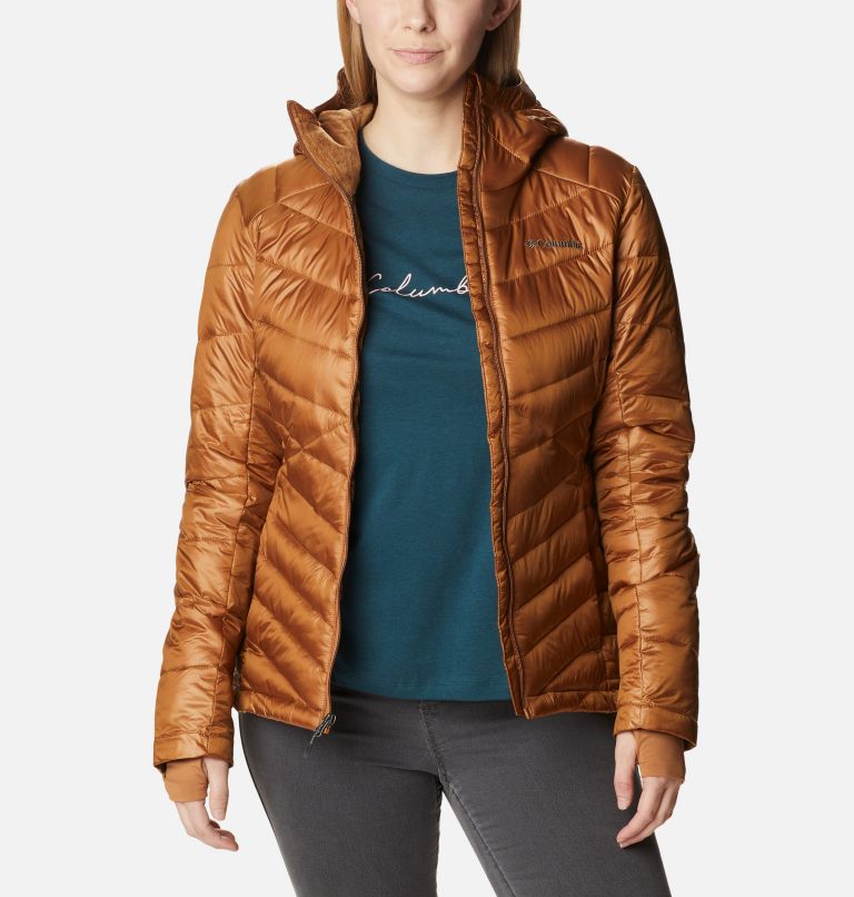 Manteau à capuchon Joy Peak pour femme, Color: Camel Brown, image 8