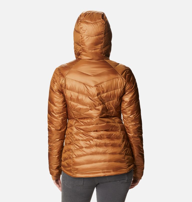 Manteau à capuchon Joy Peak pour femme, Color: Camel Brown, image 2