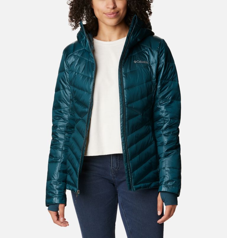 Manteau à capuchon Joy Peak pour femme, Color: Night Wave, image 7
