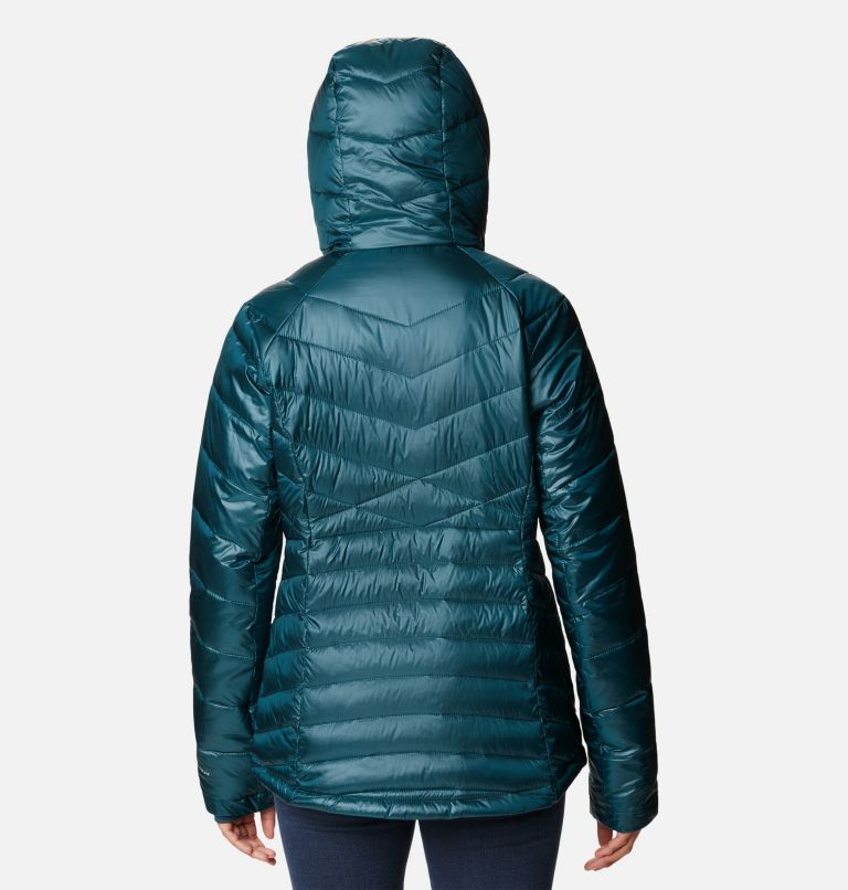 Manteau à capuchon Joy Peak pour femme, Color: Night Wave, image 2