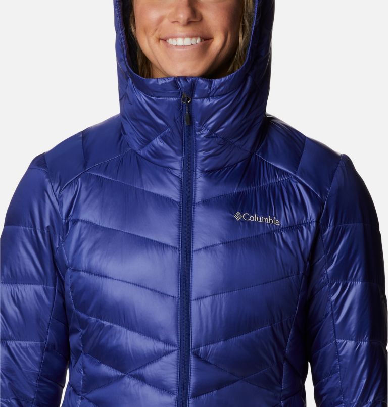 Women's Joy Peak Omni-Heat Infinity Insulated Hooded Jacket, Color: Dark Sapphire, image 4