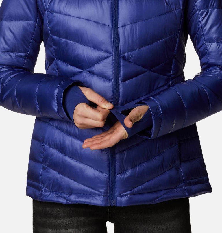 Thumbnail: Women's Joy Peak Omni-Heat Infinity Insulated Hooded Jacket, Color: Dark Sapphire, image 7
