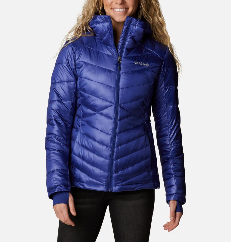Thumbnail: Women's Joy Peak Omni-Heat Infinity Insulated Hooded Jacket, Color: Dark Sapphire, image 1