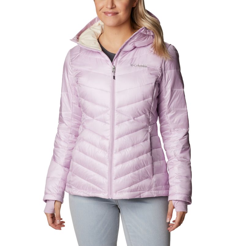 Women's Joy Peak Omni-Heat Infinity Insulated Hooded Jacket, Color: Aura, image 1