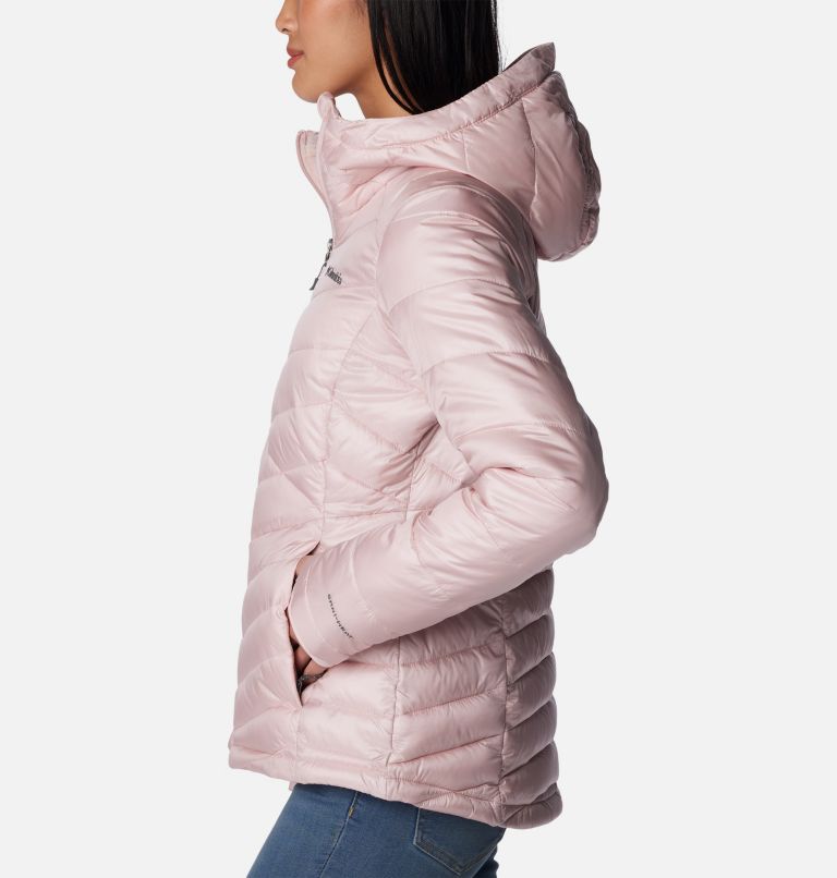 Columbia pink puffer sales jacket