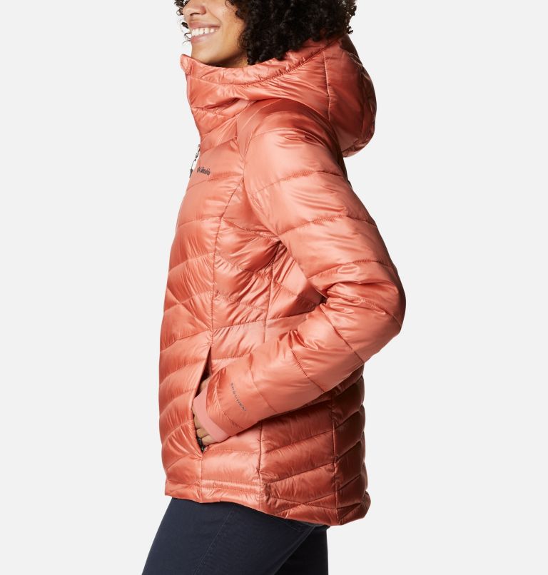Thumbnail: Women's Joy Peak Omni-Heat Infinity Insulated Hooded Jacket, Color: Dark Coral, image 3