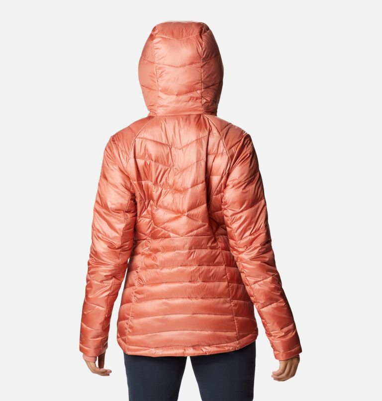 Women's Joy Peak Omni-Heat Infinity Insulated Hooded Jacket, Color: Dark Coral, image 2