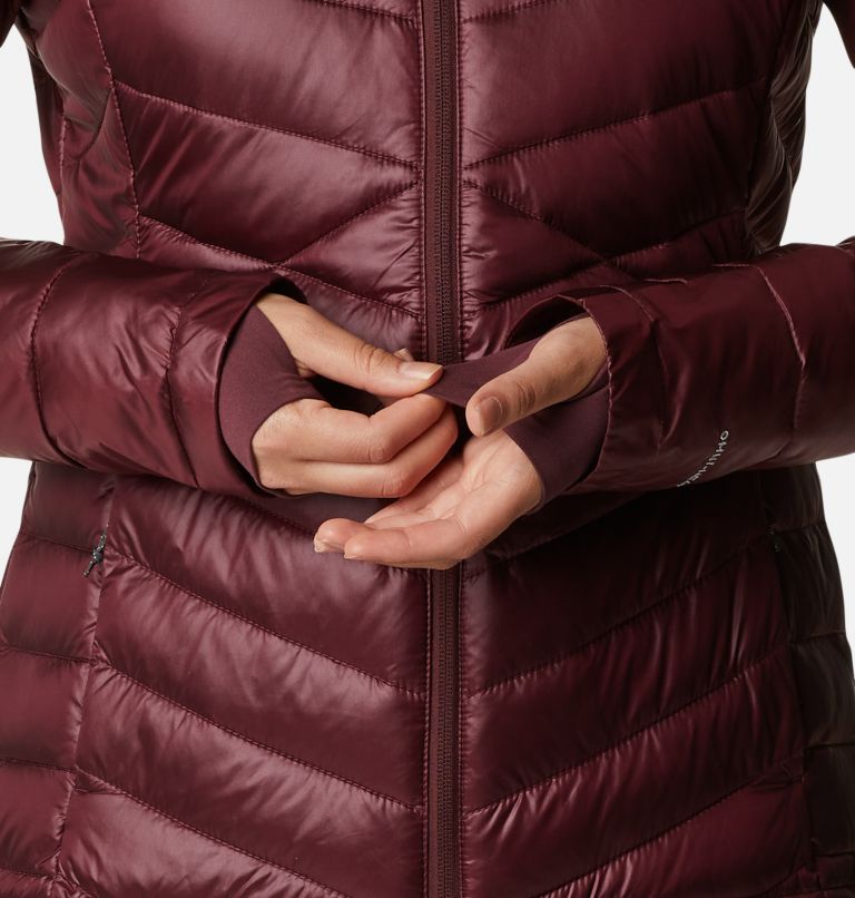 Manteau à capuchon Joy Peak pour femme, Color: Malbec, image 7