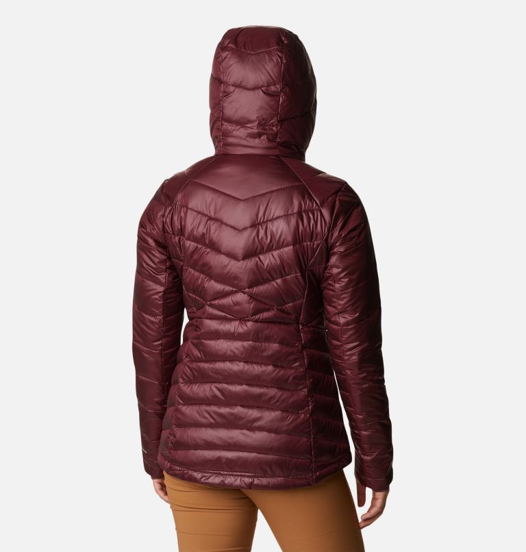 Women's Joy Peak Omni-Heat Infinity Insulated Hooded Jacket, Color: Malbec, image 2