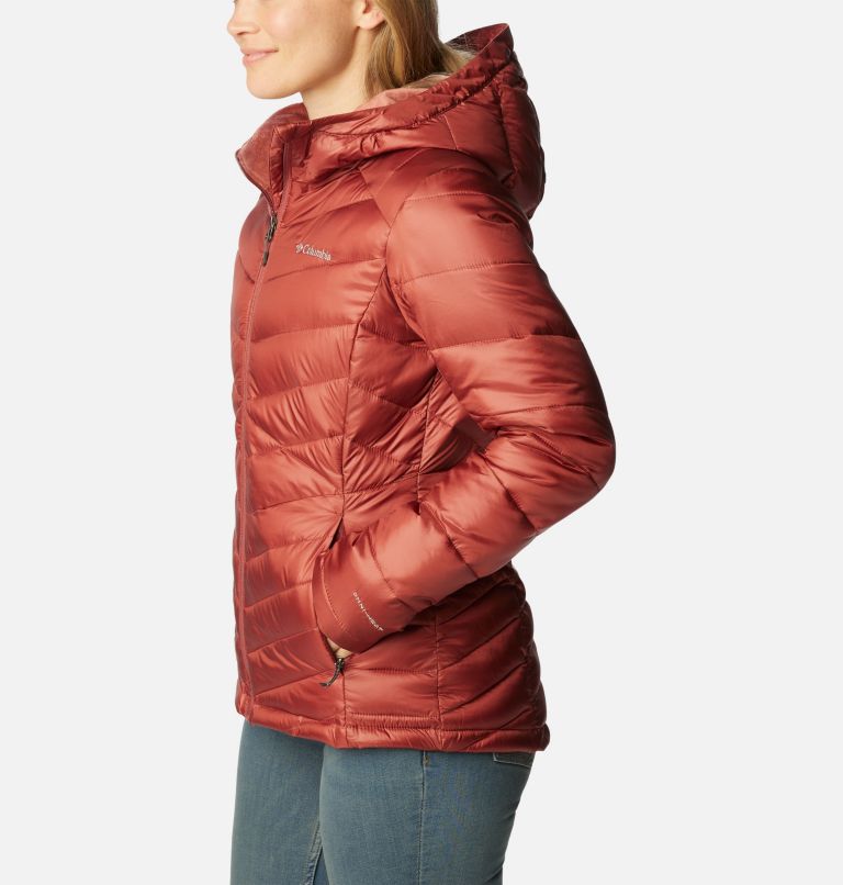 Women's Joy Peak Insulated Hooded Jacket, Color: Beetroot, image 3