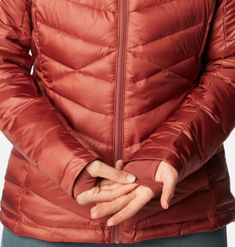 Thumbnail: Women's Joy Peak Insulated Hooded Jacket, Color: Beetroot, image 7