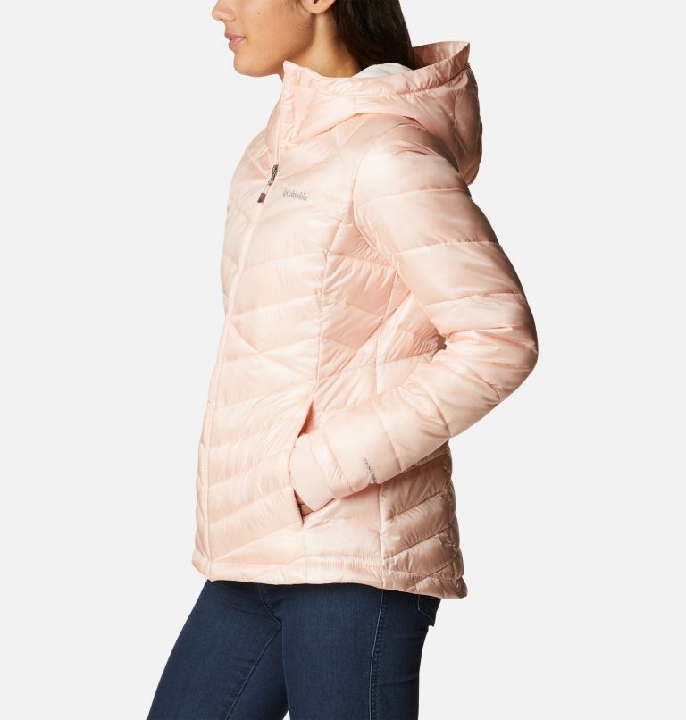Women's Joy Peak Omni-Heat Infinity Insulated Hooded Jacket, Color: Peach Blossom, image 3