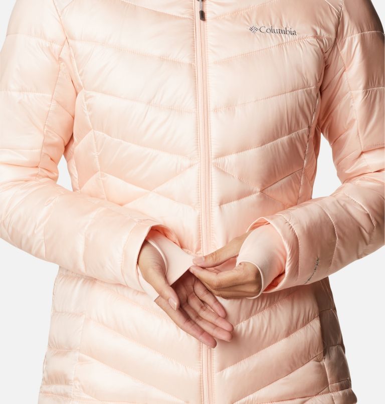 Thumbnail: Women's Joy Peak Omni-Heat Infinity Insulated Hooded Jacket, Color: Peach Blossom, image 7
