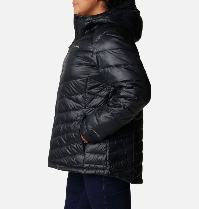 Thumbnail: Women's Joy Peak Omni-Heat Infinity Insulated Hooded Jacket - Plus Size, Color: Black, image 3