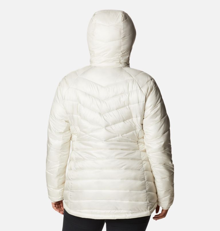 Women's Joy Peak Omni-Heat Infinity Insulated Hooded Jacket - Plus Size, Color: Chalk, image 2