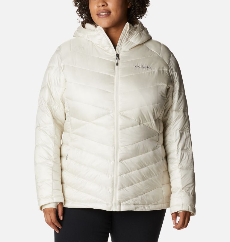 Women's Joy Peak Omni-Heat Infinity Insulated Hooded Jacket - Plus Size, Color: Chalk, image 1