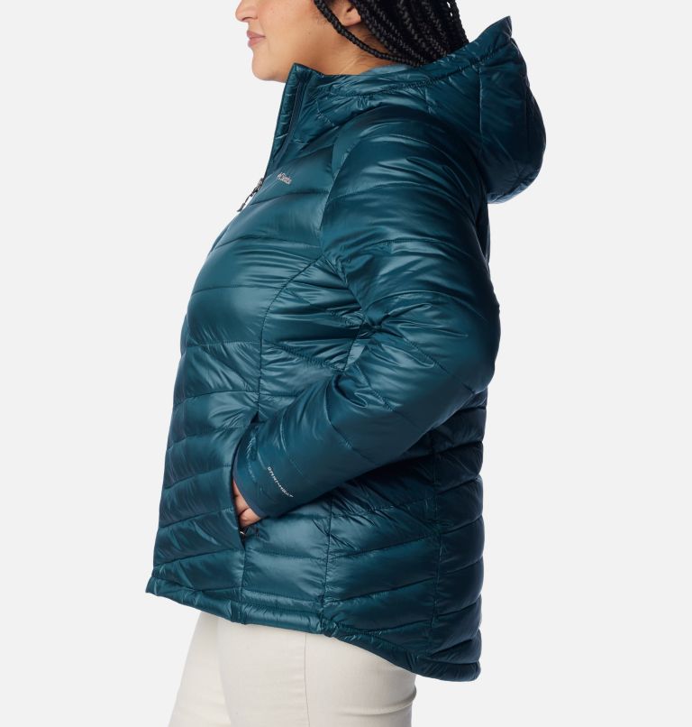 Women's Joy Peak Insulated Hooded Jacket - Plus Size, Color: Night Wave, image 3