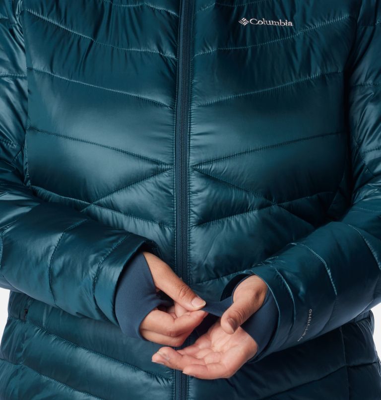 Women's Joy Peak Insulated Hooded Jacket - Plus Size, Color: Night Wave, image 7