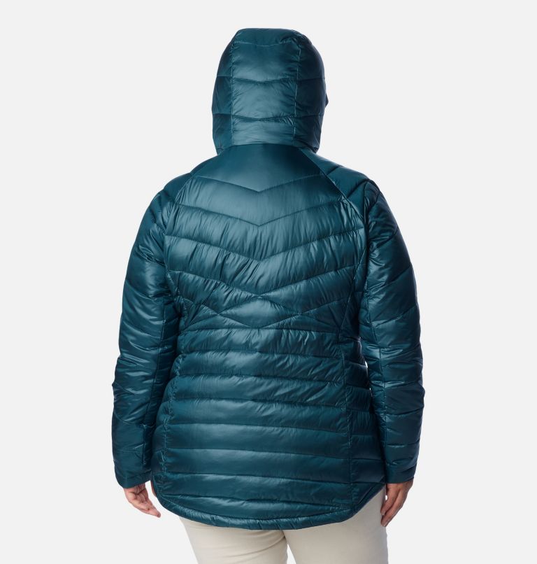 Thumbnail: Women's Joy Peak Insulated Hooded Jacket - Plus Size, Color: Night Wave, image 2