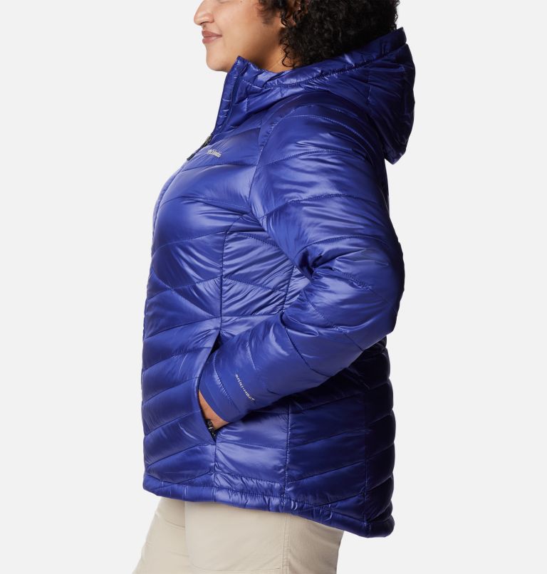 Women's Joy Peak Insulated Hooded Jacket - Plus Size, Color: Dark Sapphire, image 3