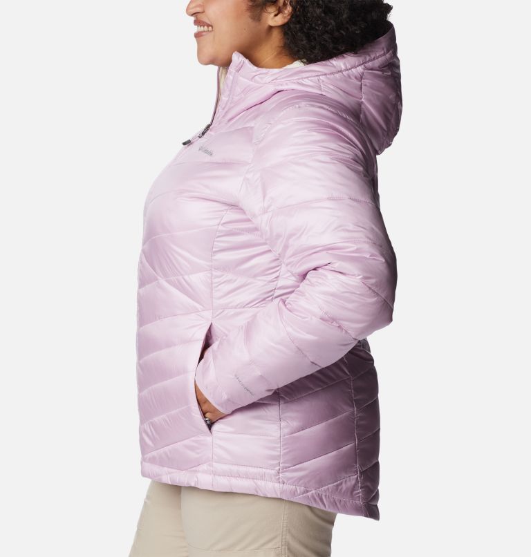 Thumbnail: Women's Joy Peak Omni-Heat Infinity Insulated Hooded Jacket - Plus Size, Color: Aura, image 3