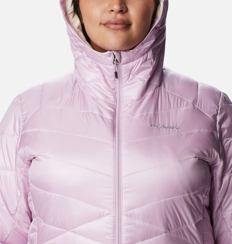 Women's Joy Peak Omni-Heat Infinity Insulated Hooded Jacket - Plus Size, Color: Aura, image 4
