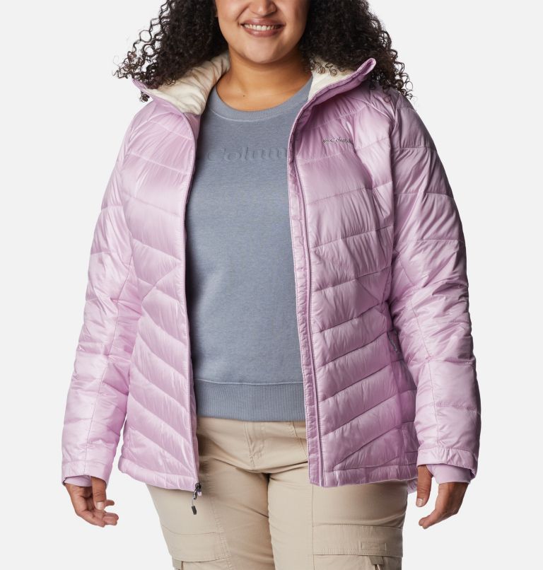 Thumbnail: Women's Joy Peak Omni-Heat Infinity Insulated Hooded Jacket - Plus Size, Color: Aura, image 6