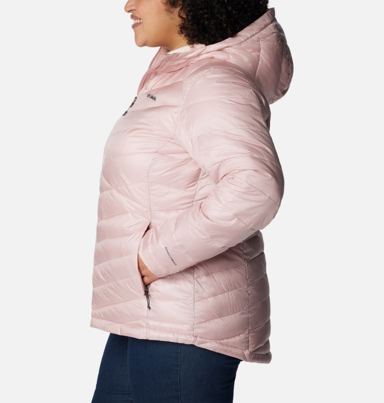 Women's Joy Peak Insulated Hooded Jacket - Plus Size, Color: Dusty Pink, image 3
