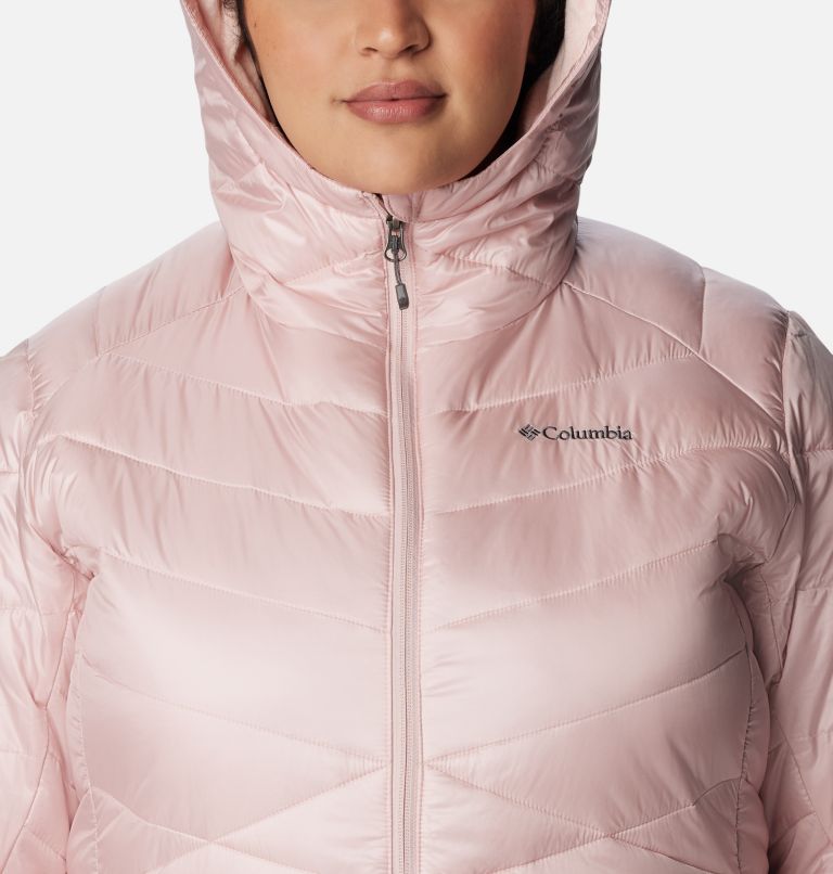Women's Joy Peak Insulated Hooded Jacket - Plus Size, Color: Dusty Pink, image 4