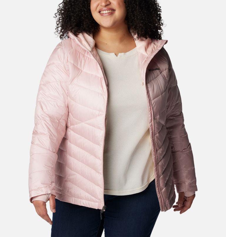 Women's Joy Peak Insulated Hooded Jacket - Plus Size, Color: Dusty Pink, image 8