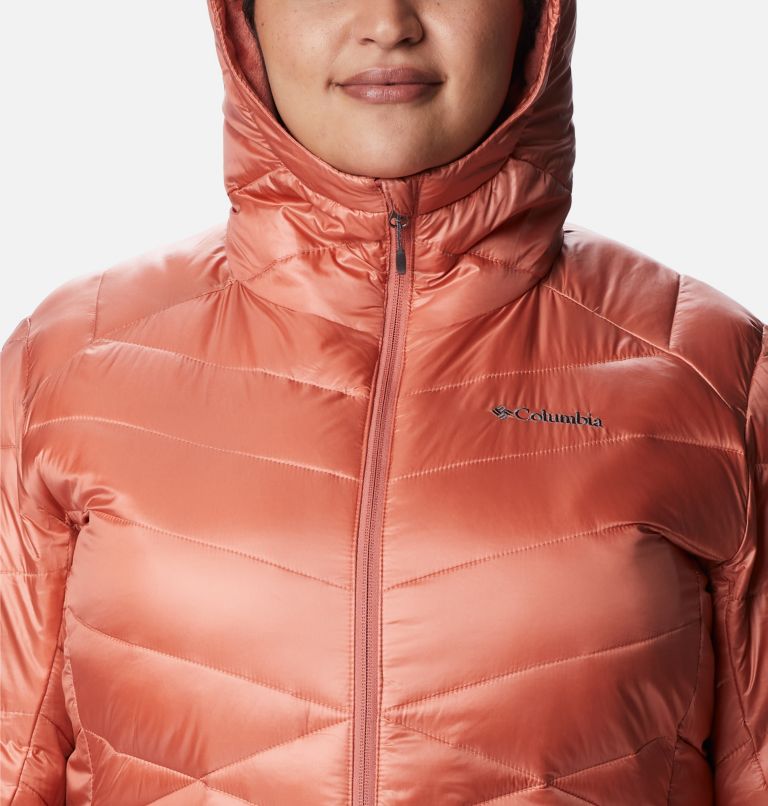 Women's Joy Peak Omni-Heat Infinity Insulated Hooded Jacket - Plus Size, Color: Dark Coral, image 4