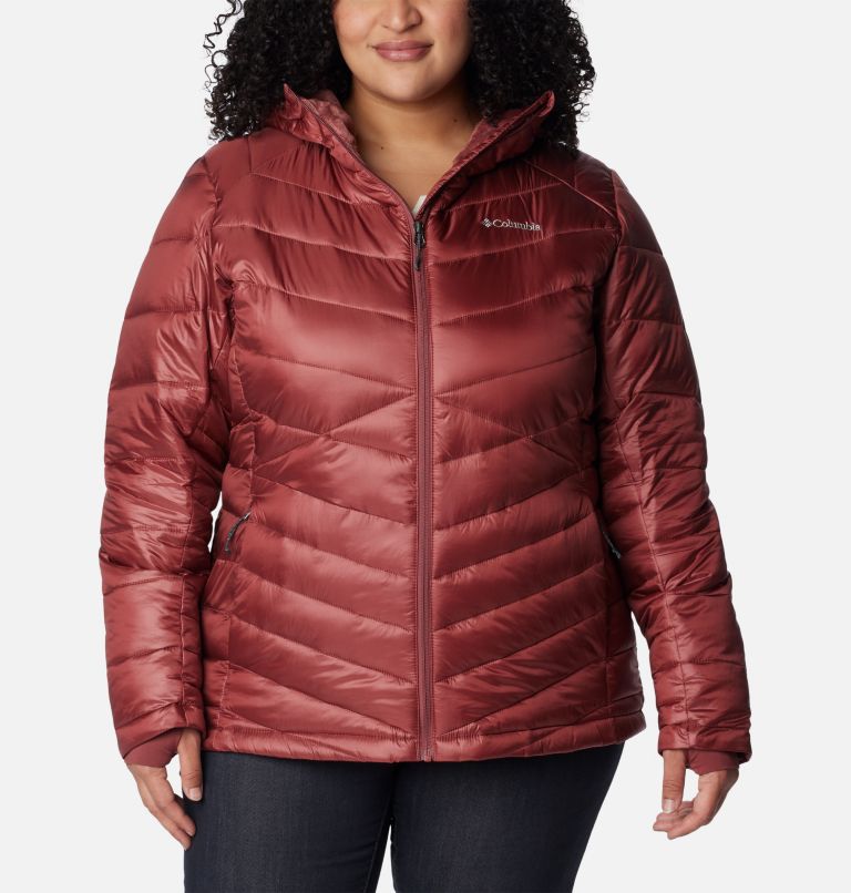 Women's Joy Peak Insulated Hooded Jacket - Plus Size, Color: Beetroot, image 1