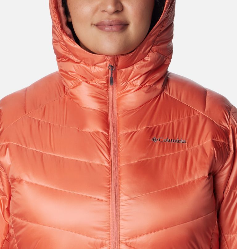 Women's Joy Peak Insulated Hooded Jacket - Plus Size, Color: Faded Peach, image 4
