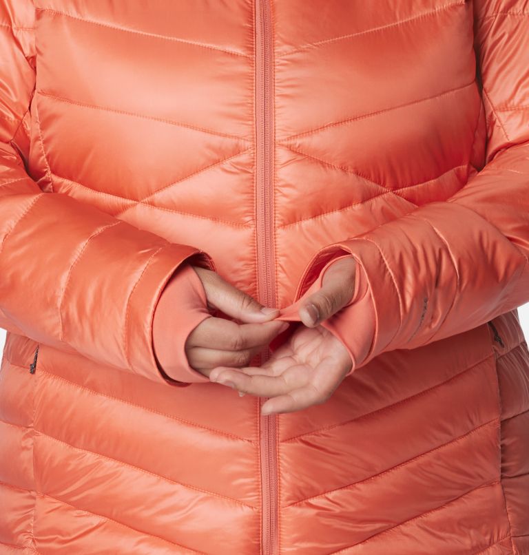 Women's Joy Peak Insulated Hooded Jacket - Plus Size, Color: Faded Peach, image 7