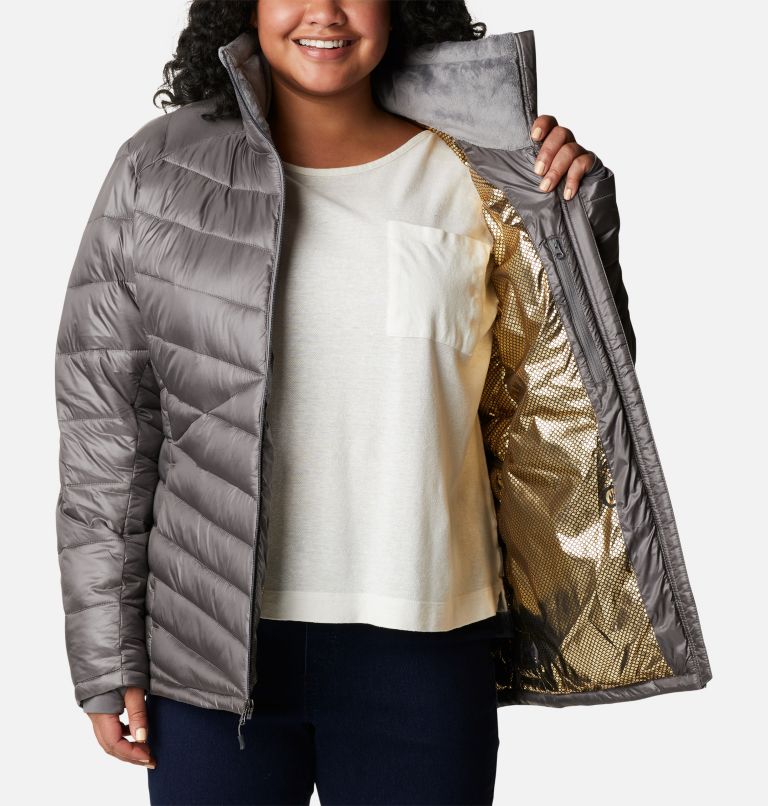 Women's Joy Peak Omni-Heat Infinity Insulated Jacket - Plus Size, Color: City Grey